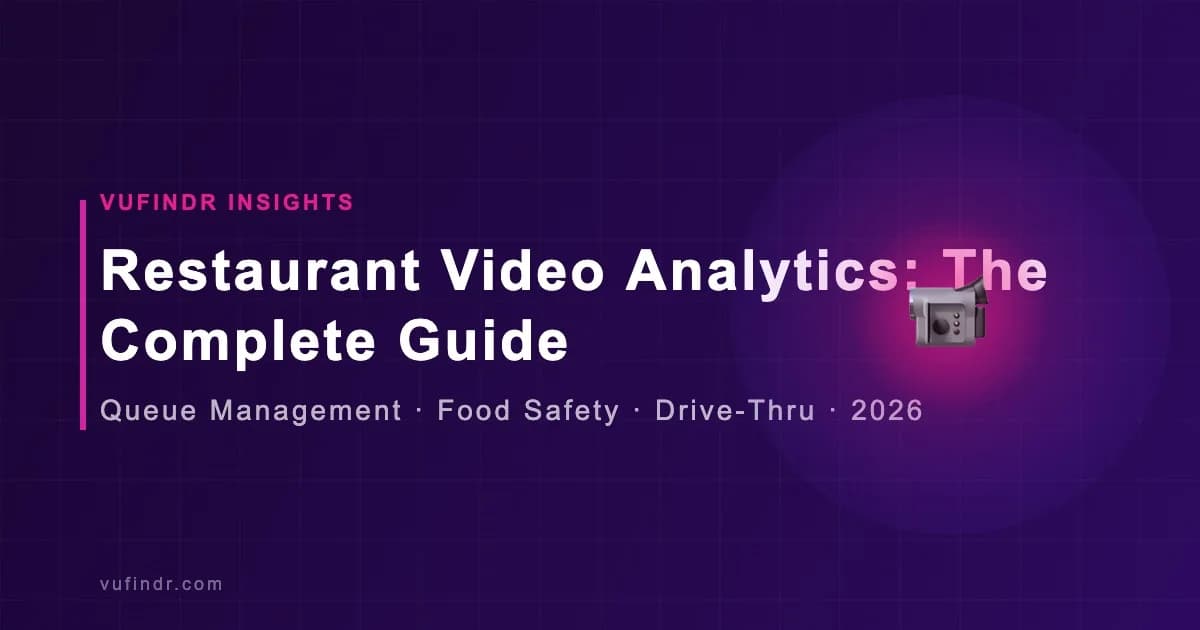 Restaurant Video Analytics: The Complete Guide (2026)