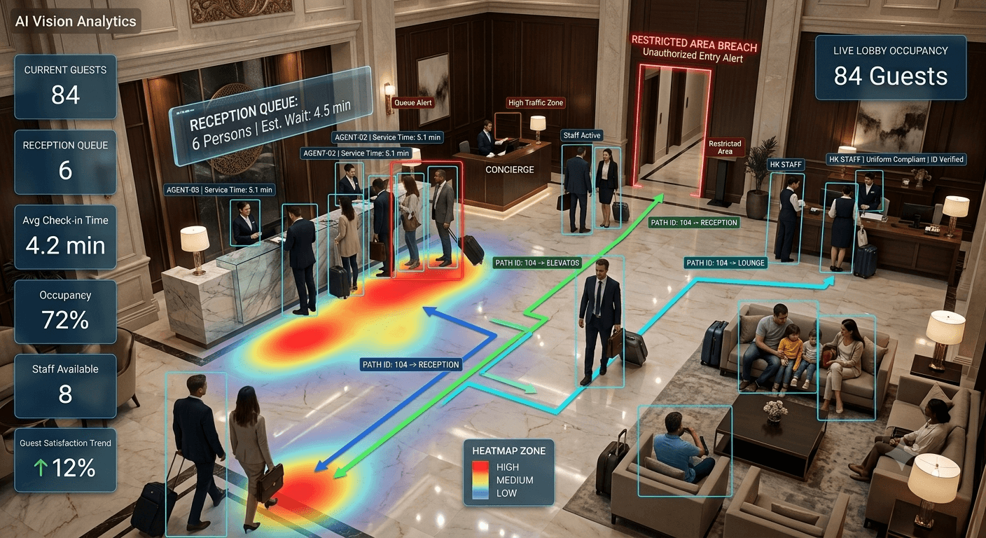 VuFindr Hotel & Hospitality Computer Vision Analytics
