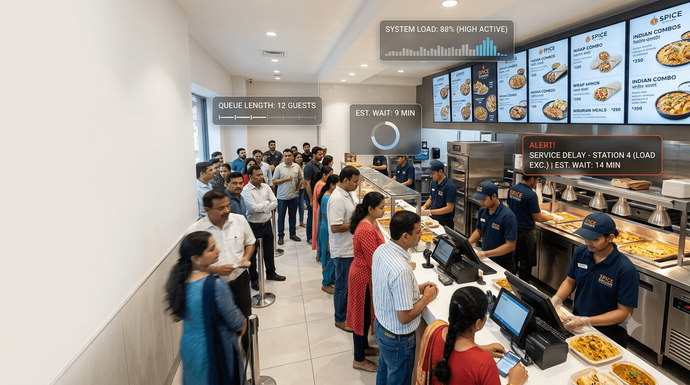 Queue monitoring analytics dashboard